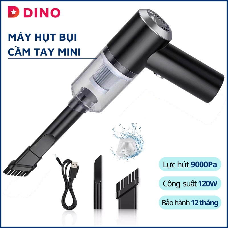 Máy hút bụi cầm tay mini không dây đa năng, hút bụi ô tô, giường, tủ, sofa