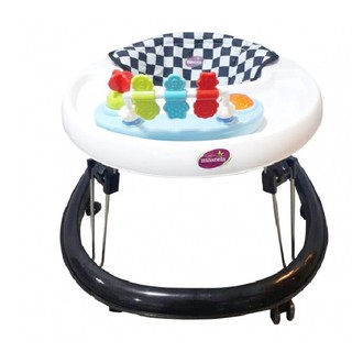 Xe tròn tập đi có đồ chơi và nhạc cho bé Mastela W2002 bánh xe cao su hãm di chuyển theo quán tính siêu nhẹ xoay 360 độ
