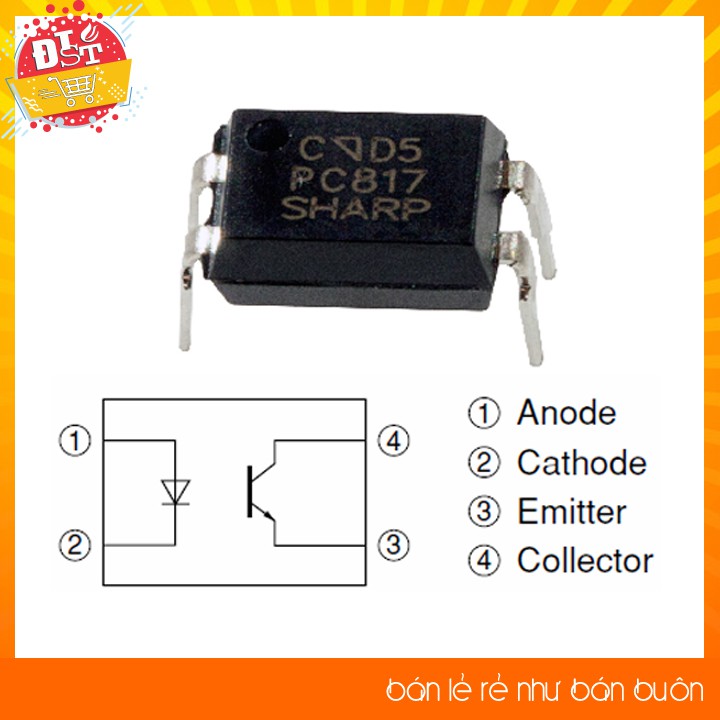 PC817 IC Opto cách ly quang DIP/SOP