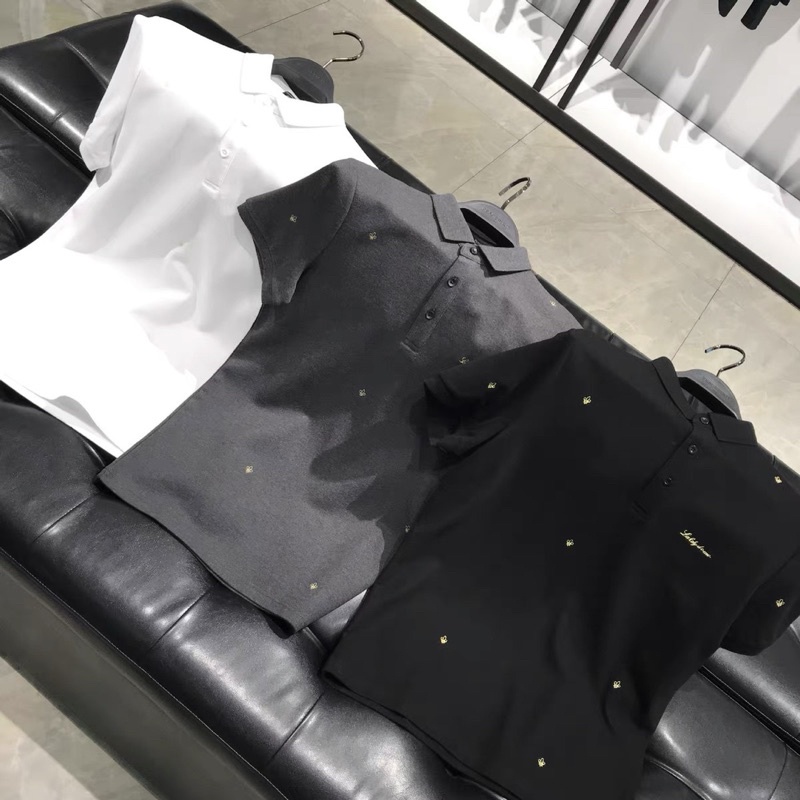 BÁN SỈ ÁO NAM CỔ ĐỨC 3 MÀU ĐEN TRẮNG GHI- Mẫu mới về | BigBuy360 - bigbuy360.vn