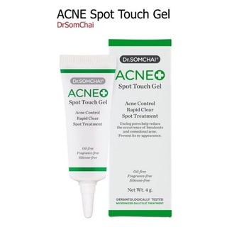 Kem chấm mụn cho mụn trứng cá, mụn mủ Dr.SOMCHAI Acne Spot Touch Gel 4g