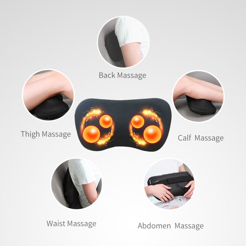 Gối massage cổ liệu pháp sưởi ấm bằng tia hồng ngoại Jinkairui