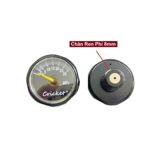 Đồng hồ đo áp suất đen crk