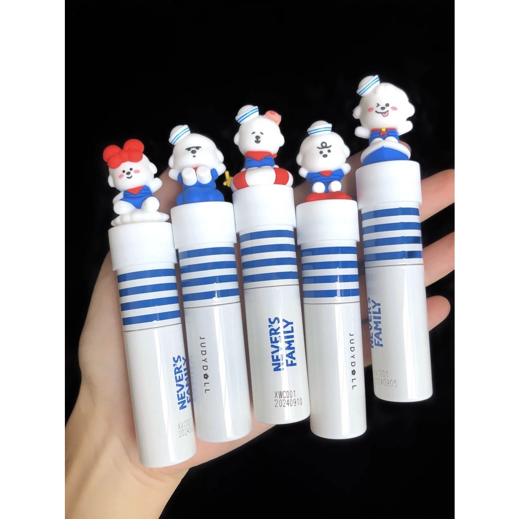 Son Bóng Judydoll x Nerfver Judydoll Chiếu Gương Hình Trà Băng Dưỡng Ẩm Dễ Phối Đồ