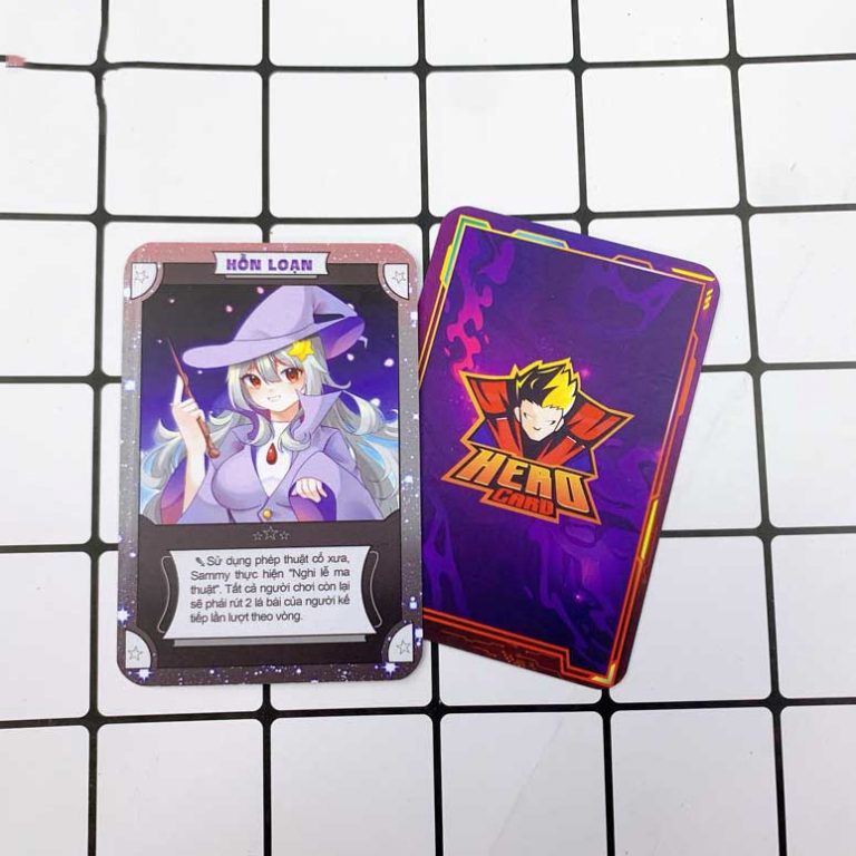 Thẻ bài Hero team bộ thẻ bài VIP hero team