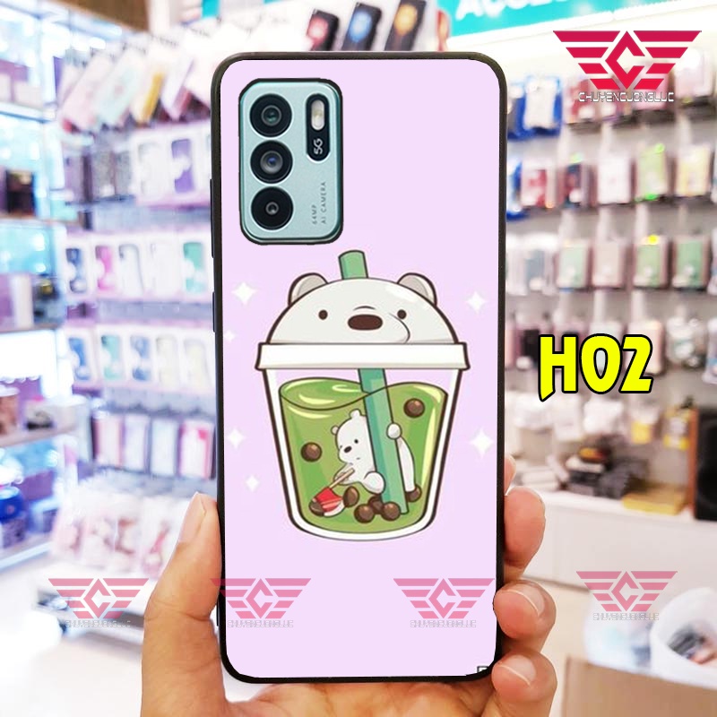 Ốp lưng OPPO RENO 5/ RENO 4/ RENO 3 TRÀ SỮA SIÊU CUTE
