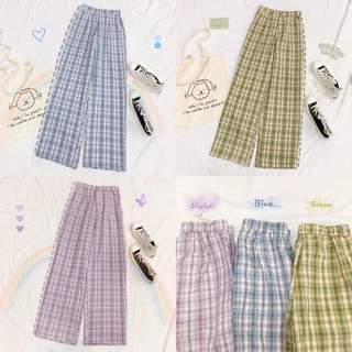 Quần Caro CELE Ulzzang màu pastel