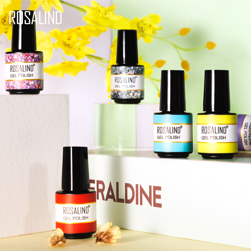 Sơn móng gel Rosalind màu sắc tươi sáng 7ml