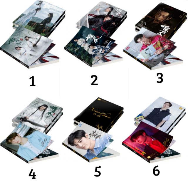 Photobook Trần Tình lệnh Tiêu Chiến Vương Nhất Bác Ma đạo tổ sư tập album ảnh tặng kèm poster Lam Vong Cơ Ngụy Vô Tiện