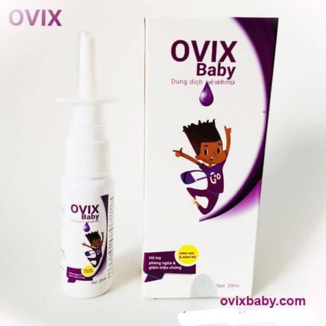 XỊT MŨI ovix( tặng bao lì xì khi mua từ 2 lọ)-15 ml