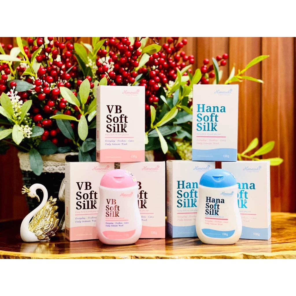 DUNG DỊCH VỆ SINH PHỤ NỮ HANA SOFT SILK THƠM LÂU CAM KẾT 100% CHÍNH HÃNG HANAYUKI