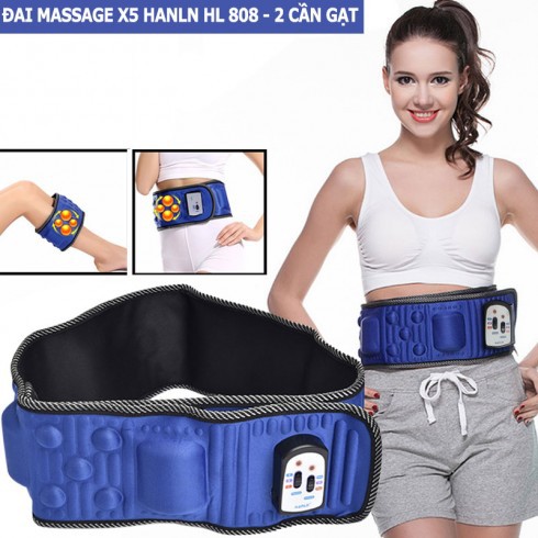 Đai Massage Giảm Mỡ Bụng Siêu Tốc Với 2 Chế Độ Rung