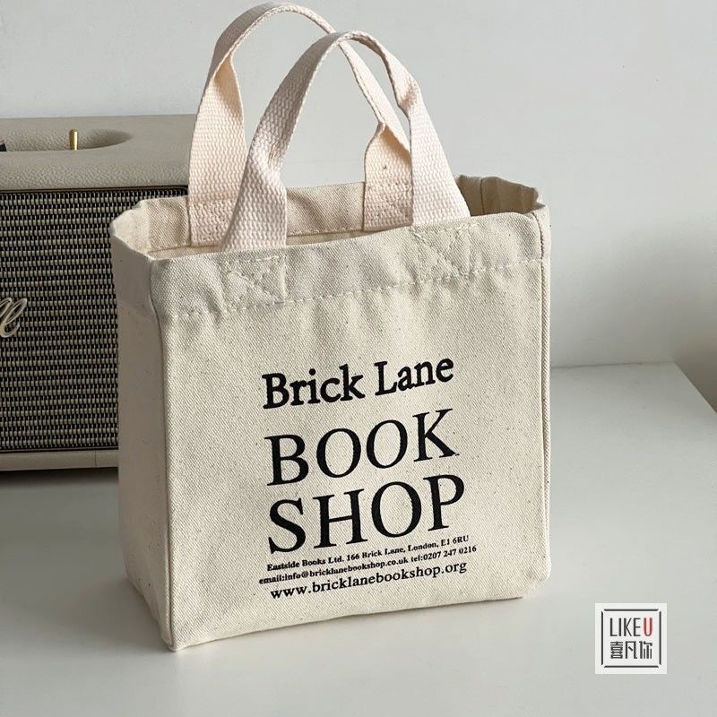 Túi Tote Vải Canvas Đựng Hộp Cơm Phong Cách Nhật Bản Mẫu Mới 2022