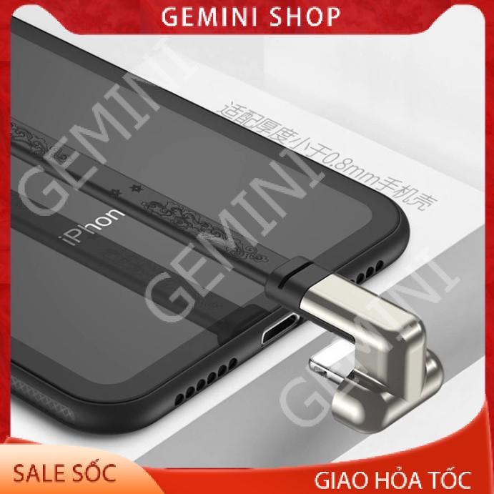 Cáp sạc iPhone Lightning – Type C 1,2m chống đứt chơi game vuông góc gập khuỷu