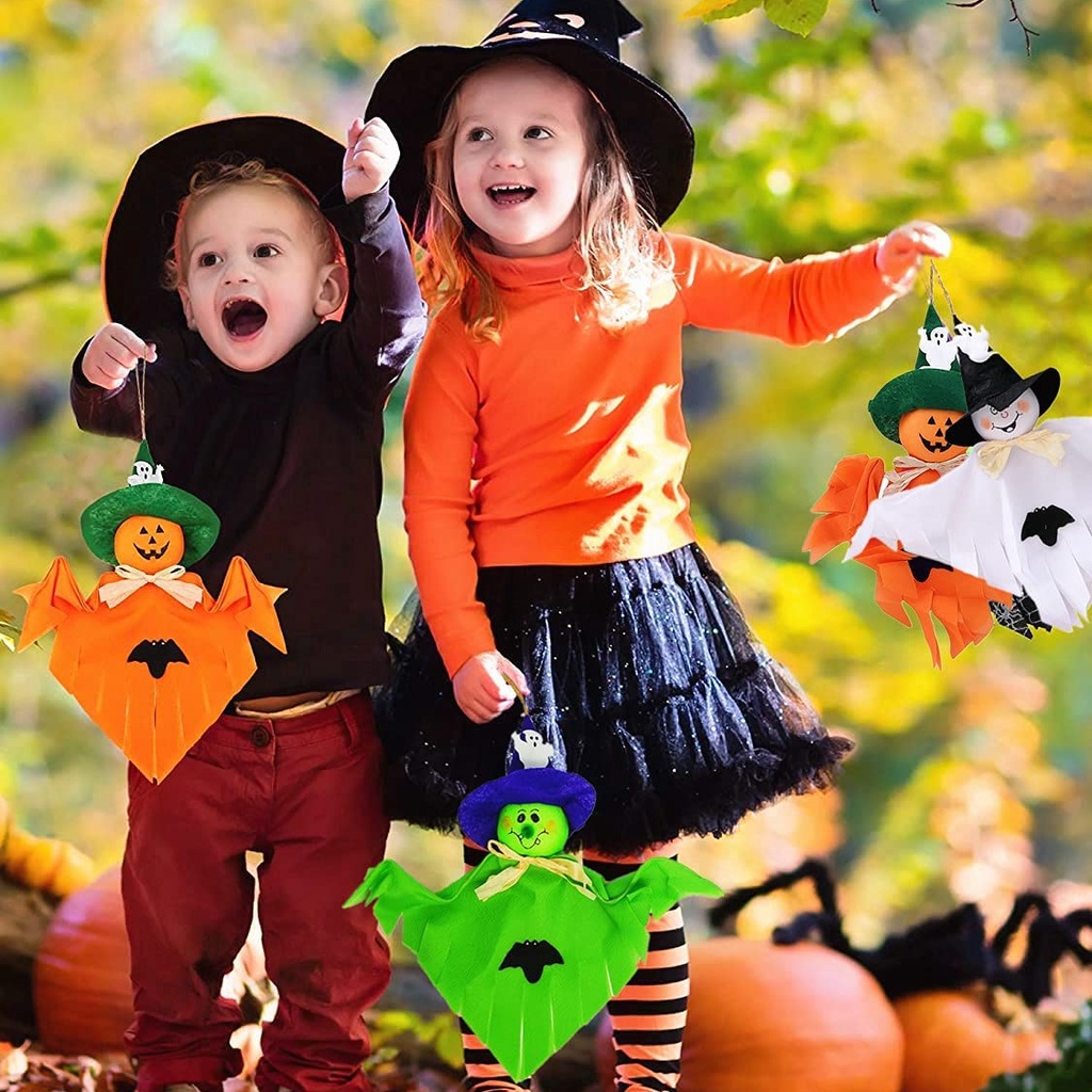 1 Ống Hút Treo Trang Trí Halloween Hình Ma