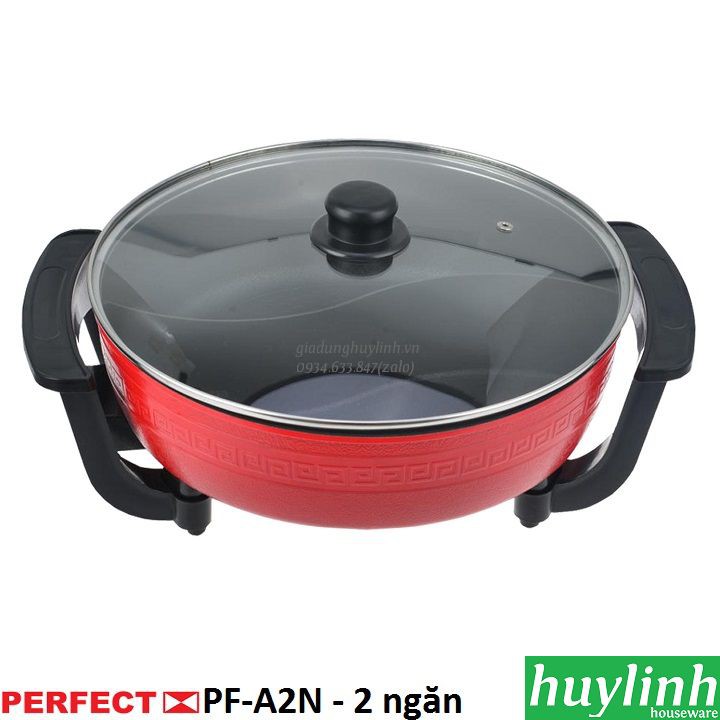 Nồi lẩu điện đôi 2 ngăn Perfect PF-A2N - 5 lít - Bảo hành 1 năm