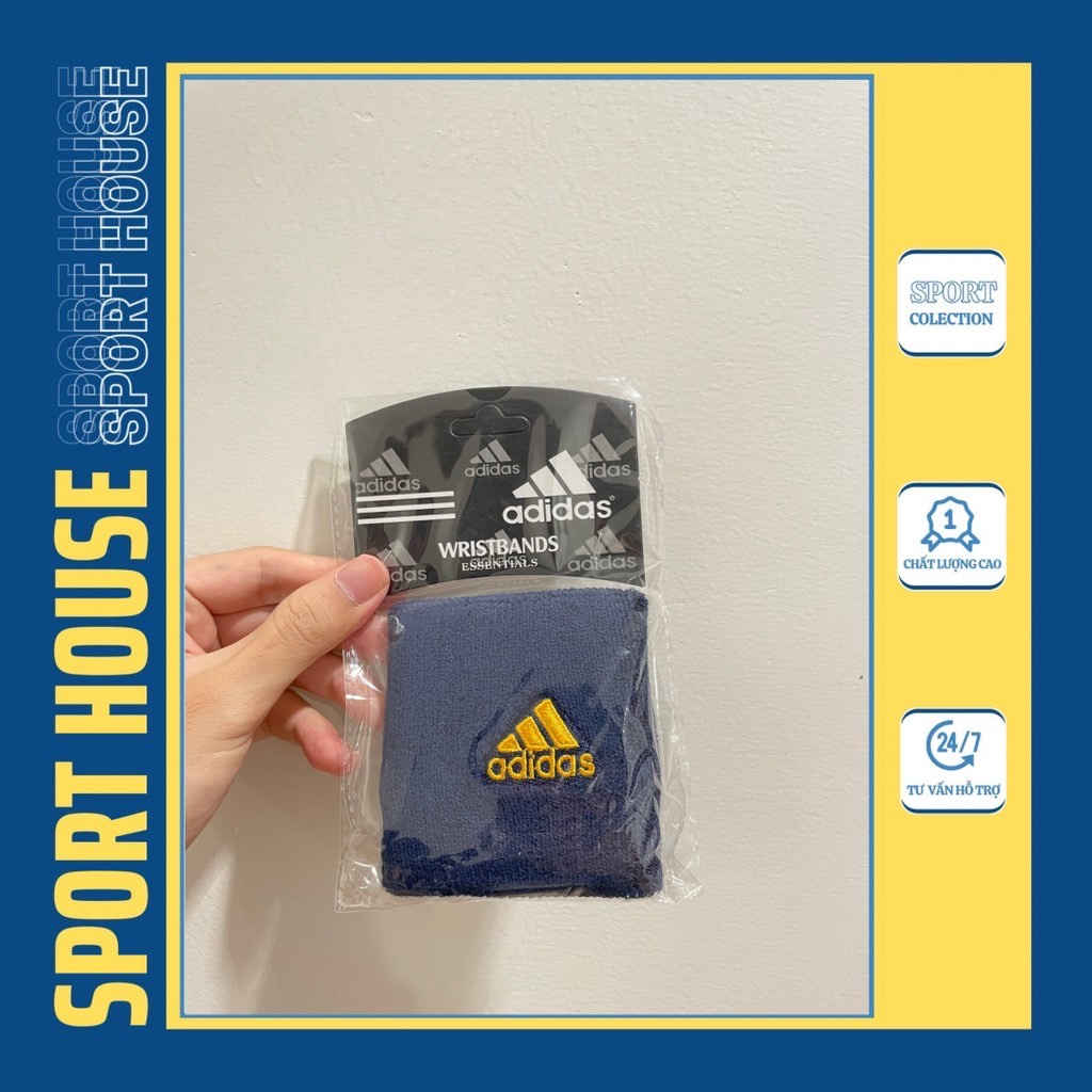Băng đô cổ tay thể thao Wristband Adidas, băng cổ tay thấm hút mồ hôi
