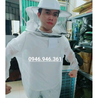 Áo Bắt Ong Liền Mũ Mẫu Mới.