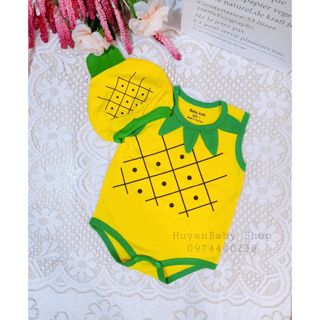 (Được lựa mẫu) Bodysuit cho Bé - Body chip hình thú CAO CẤP hình thú dễ thương