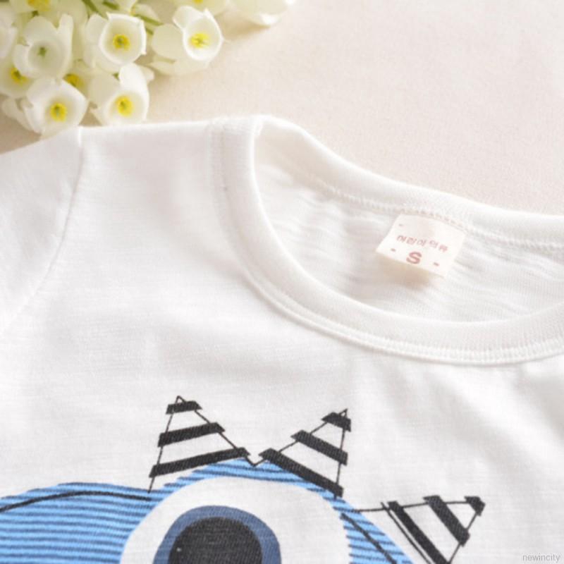 Set quần áo hoạt hình thời trang dành cho bé trai