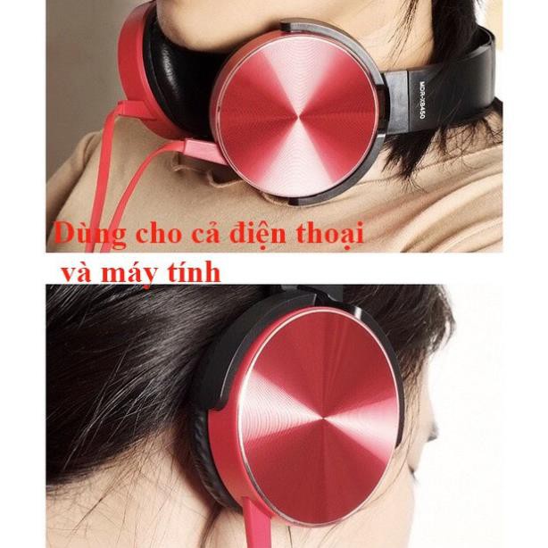 [BH 6 tháng] Tai nghe chụp tai SONY MBR XB450 EXTRA BASS tích hợp micro, âm thanh trầm nghe cực hay