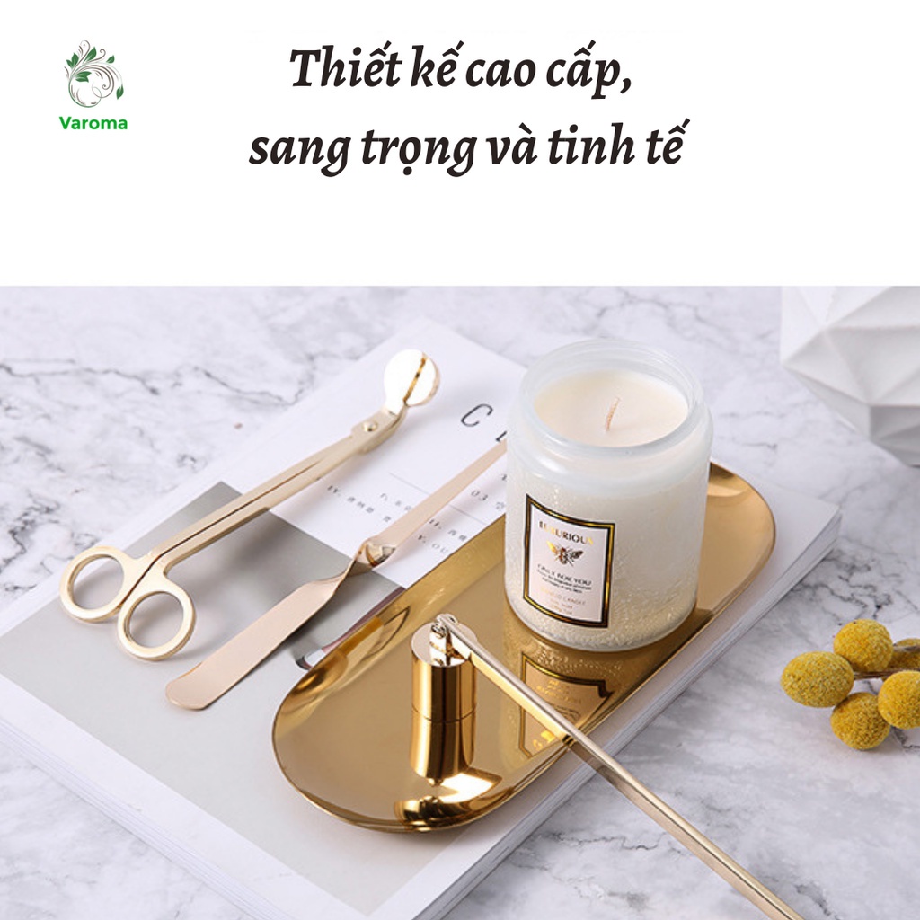 Nến Thơm Tinh Dầu VaromaS Sang Trọng Thư Giãn Không Khói Cao Cấp Trang Trí Nhà Cửa Và Quà Tặng NEN01 NEN02 NEN16 250G