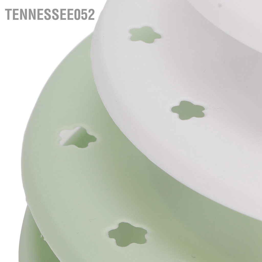 Đồ chơi bàn xoay 3 tầng lăn bóng tương tác dành cho mèo