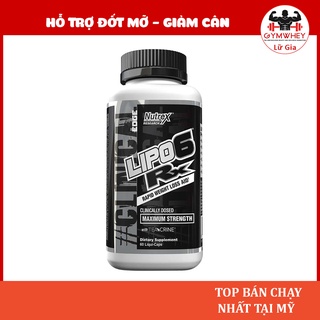 Nutrex lipo6 rx viên uống hỗ trợ đốt mỡ giảm cân 60 viên - từ mỹ