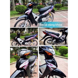 Tem WAVE RS mới màu hồng cá tính tem chống phai màu