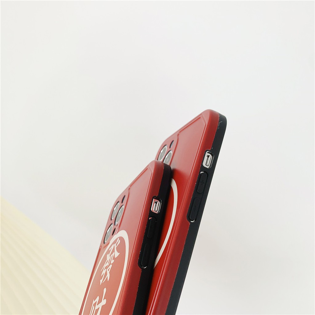 Ốp điện thoại nhựa mềm họa tiết phát tài cho IPhone12 Mini 11 PRO MAX 7/8plus SE2020 X/XS XR XSMAX