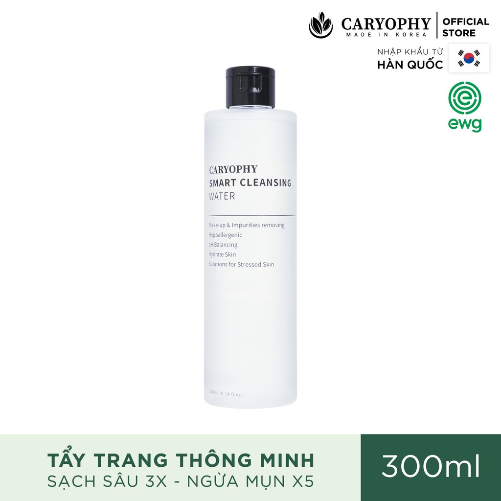 Nước tẩy trang Caryophy smart cleansing water 300ml