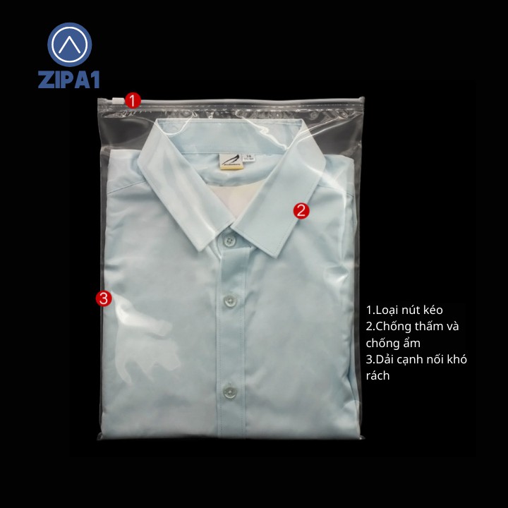 10 Túi Zip lụa kéo 1 MẶT TRONG, 1 MẶT NHÁM - Túi zipper Zip A1 - A1010