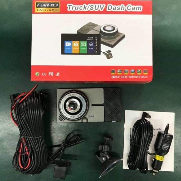 Camera hành trình xe tải Dash cam Truck ghi hình trước sau FullHD