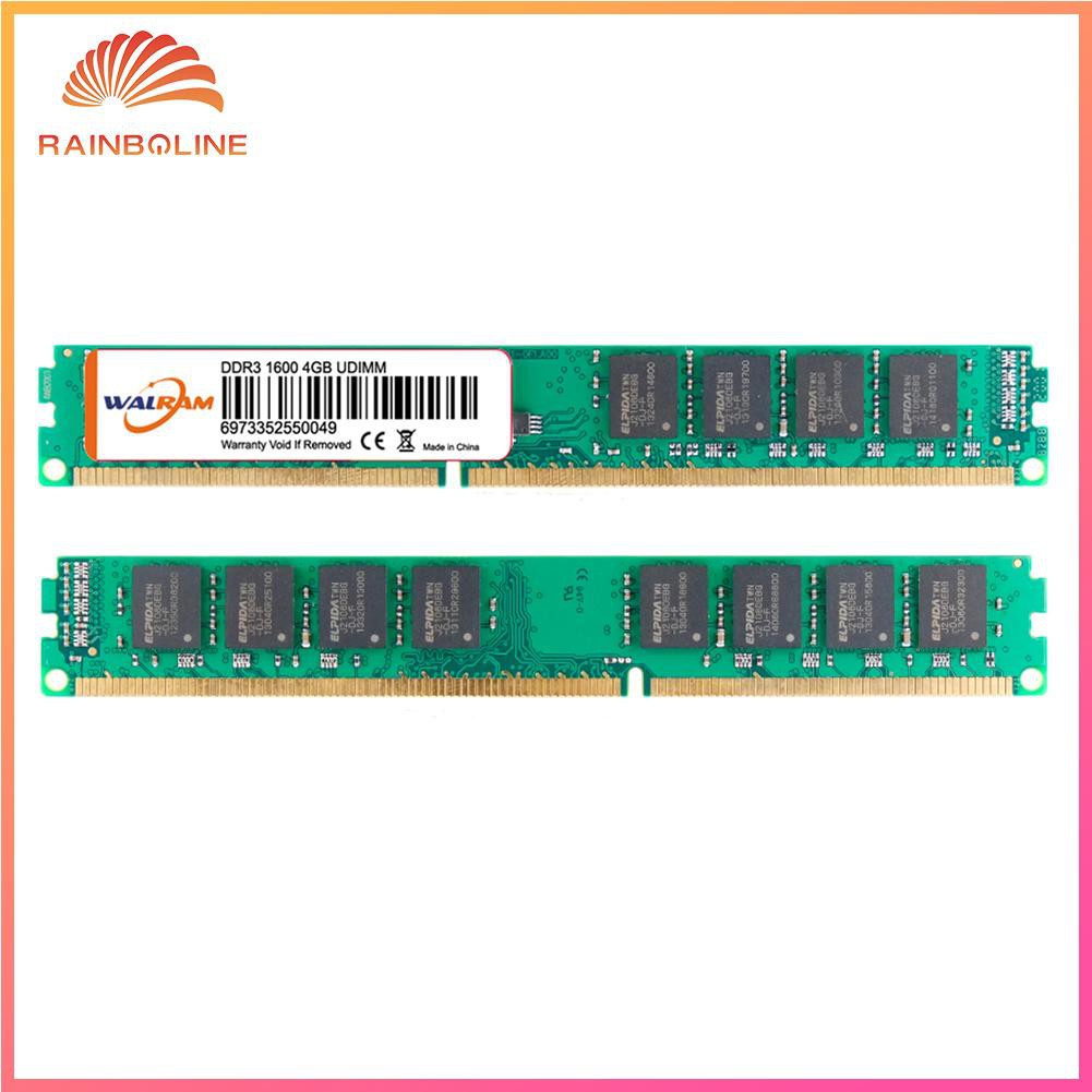 Mô Đun Bộ Nhớ Ram Pc3-12800 240 Pin 4gb Ddr3 1600mhz Ddriii Cho Máy Tính Bàn | BigBuy360 - bigbuy360.vn