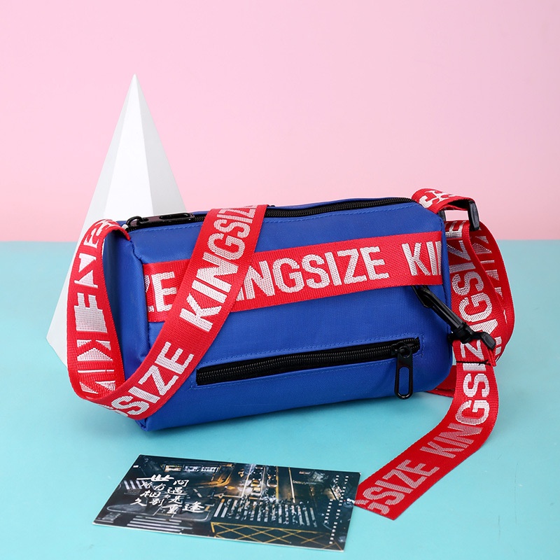 [Hàng Sẵn] Túi Messenger Dung tích lớn Vải Oxford Từ ngữ Tiếng Anh Dây đeo Vai cho Nữ Nam giới 【Wyoming060】