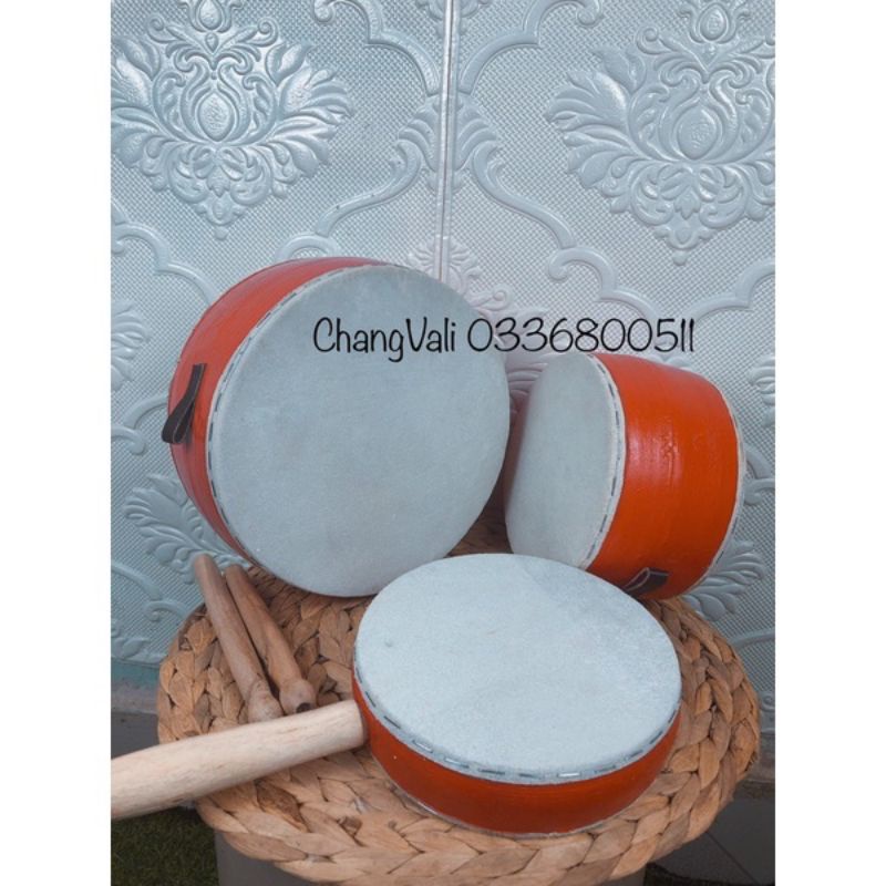 Trống da trâu, trống múa lân, đồ chơi dân gian cho bé