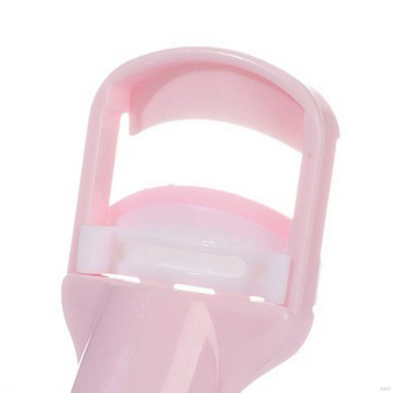 Dụng cụ bấm cong lông mi mini có miếng đệm bằng cao su tiện dụng