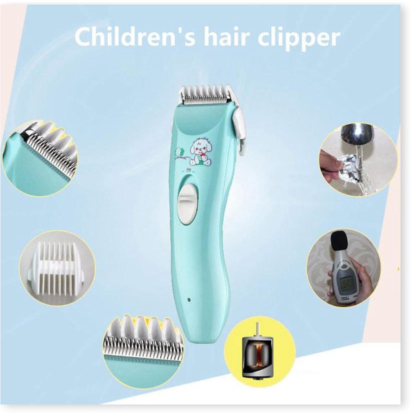 Tông đơ cắt tóc  ✳️   Tông đơ cắt tóc cho trẻ clipper, cường độ tiếng ồn thấp, không làm tổn thương da 7163