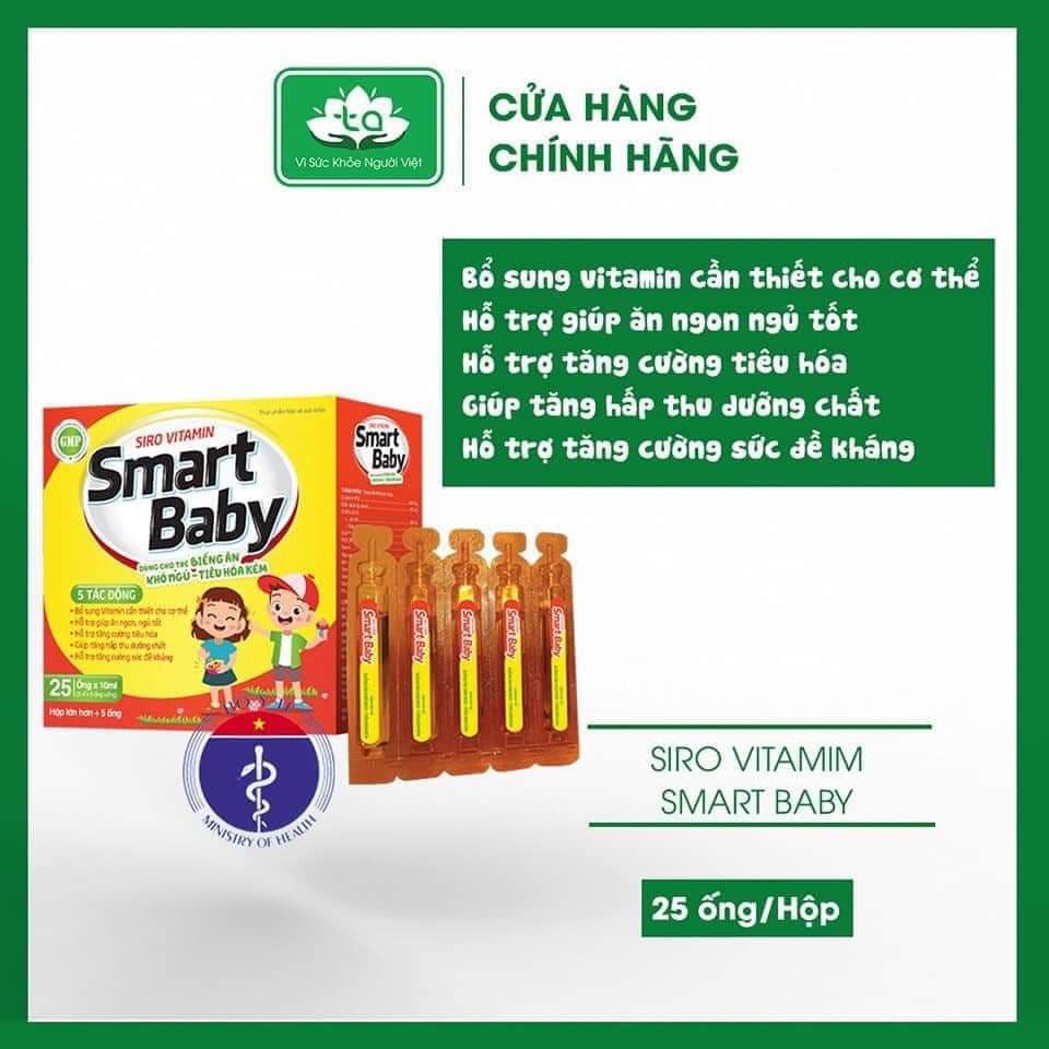 [Hàng Chính Hãng Công Ty Tâm An] Siro ăn ngon smart baby | Thế Giới Skin Care