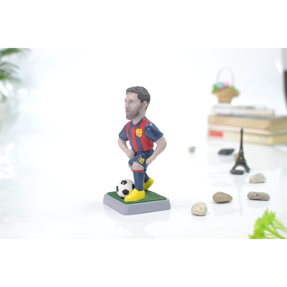 Mô hình cầu thủ bóng đá Ronaldo Messi bằng nhựa Resin trang trí bàn làm việc