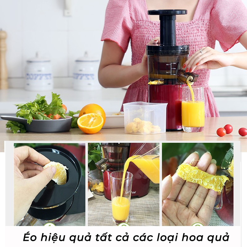 Máy ép chậm SAVTM JE-07 lựa chọn hoàn hảo cho các bà nội trợ