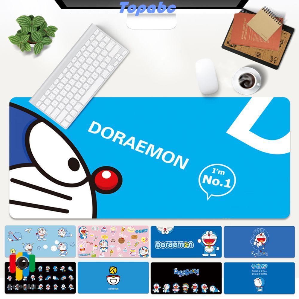 Tấm Lót Chuột Và Bàn Phím Máy Tính In Hình Doraemon Dày 800x300mm