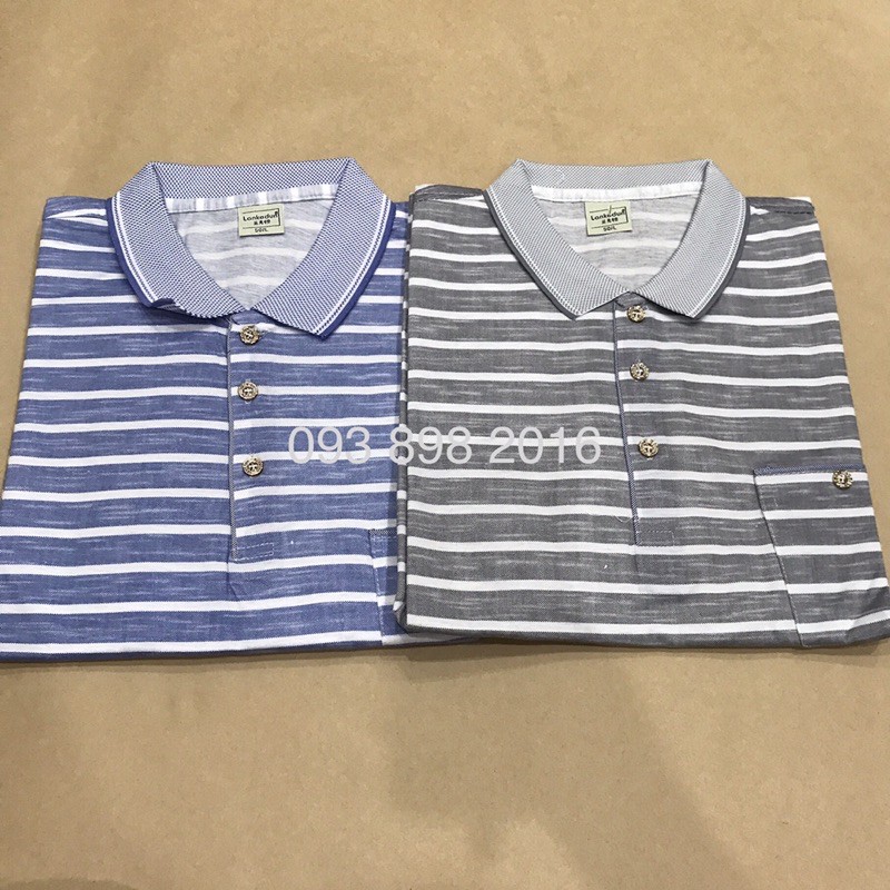 Áo thun dài tay cotton nam trung niên nhiều mẫu hàng quảng châu