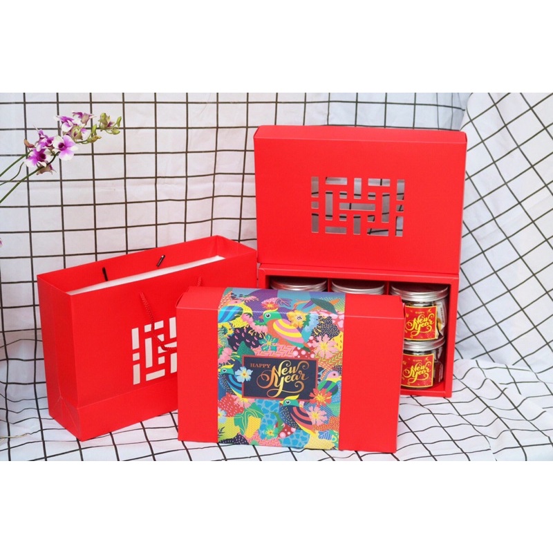 Hộp quà tết sắc màu - set quà tết 2022 | BigBuy360 - bigbuy360.vn