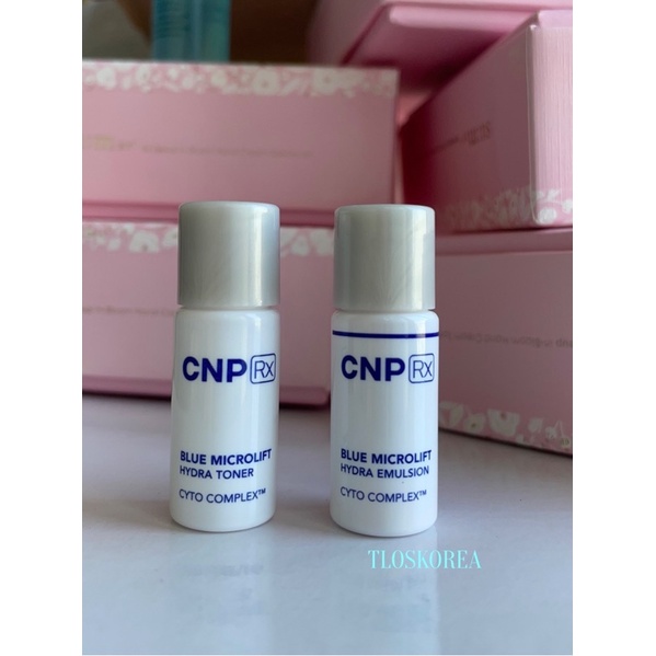 Cnp Xanh Toner Và Emulsion 5Ml - Nước Cân Bằng Và Sữa Dưỡng Làm Trắng Chống Nhăn Da 5Ml