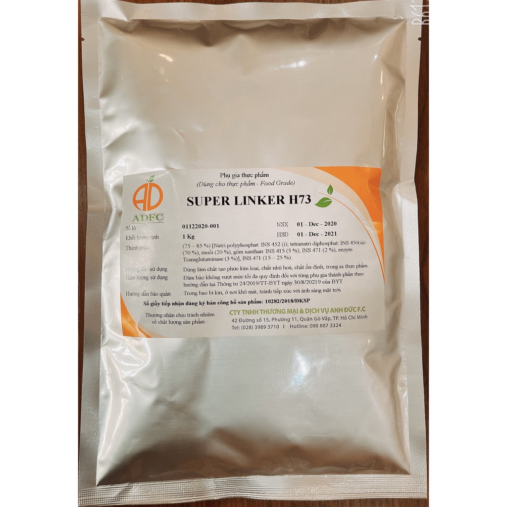 Phụ gia tạo giòn dai cho chả cá,  : Supper linker H73