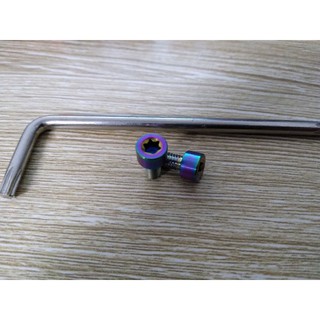 Ốc titan M4 8 vs m4 12 kèm hoa thị t20