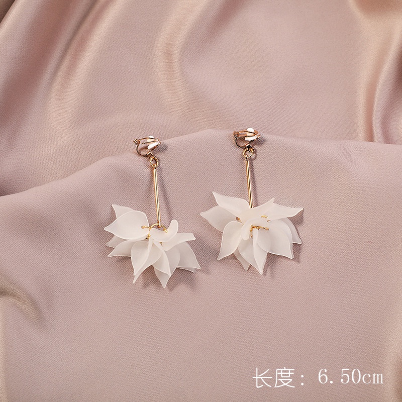 Khuyên Tai Kẹp Không Xỏ Cao Cấp Phong Cách Retro Đơn Giản Mới