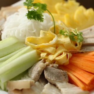 Combo Bánh tráng cuốn thịt heo