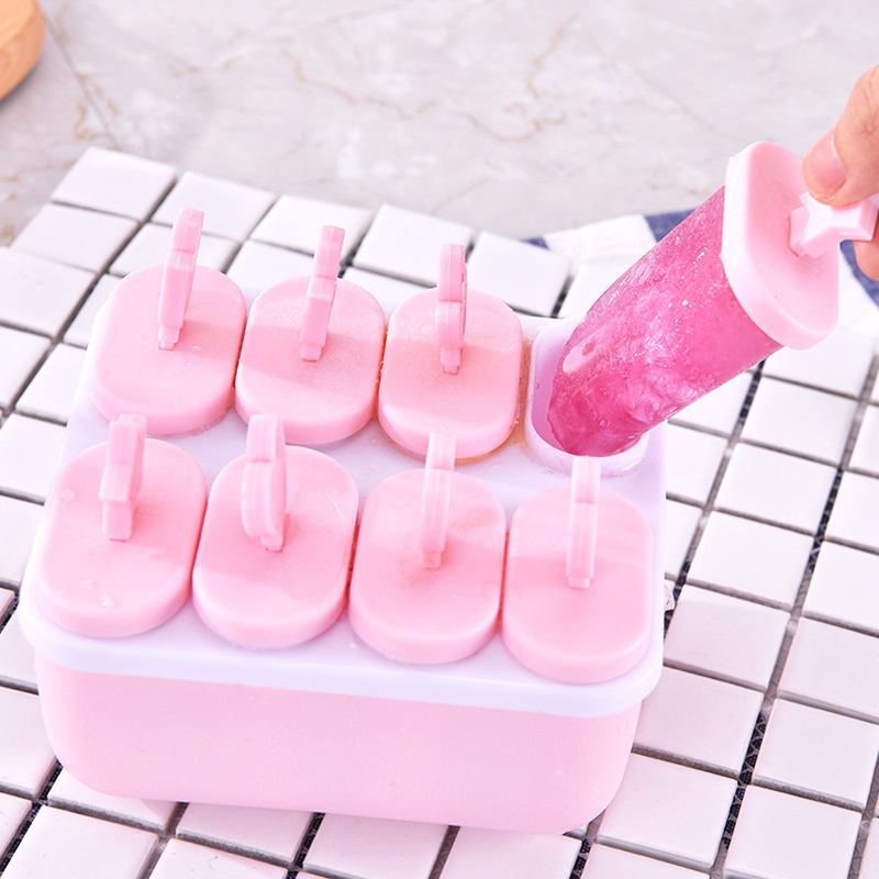 Khuôn làm kem que TAILI thiết kế hoạt hình sáng tạo không độc hại
